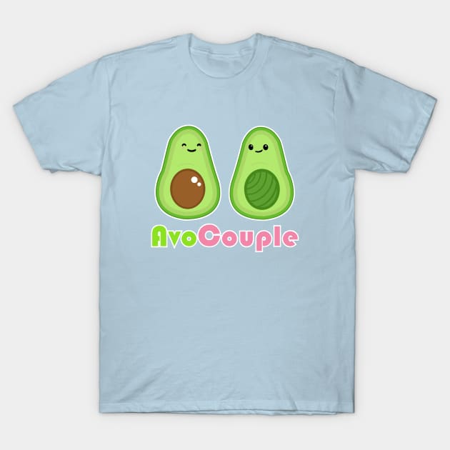 Avocado AvoCouple cute couple T-Shirt by ObsceniTee